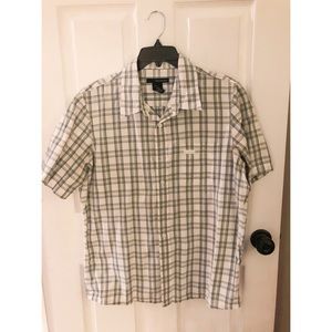 Calvin Klein Men's Short Sleeve Button-down Shirt